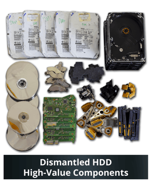 Dismantled HDD High-Value Components