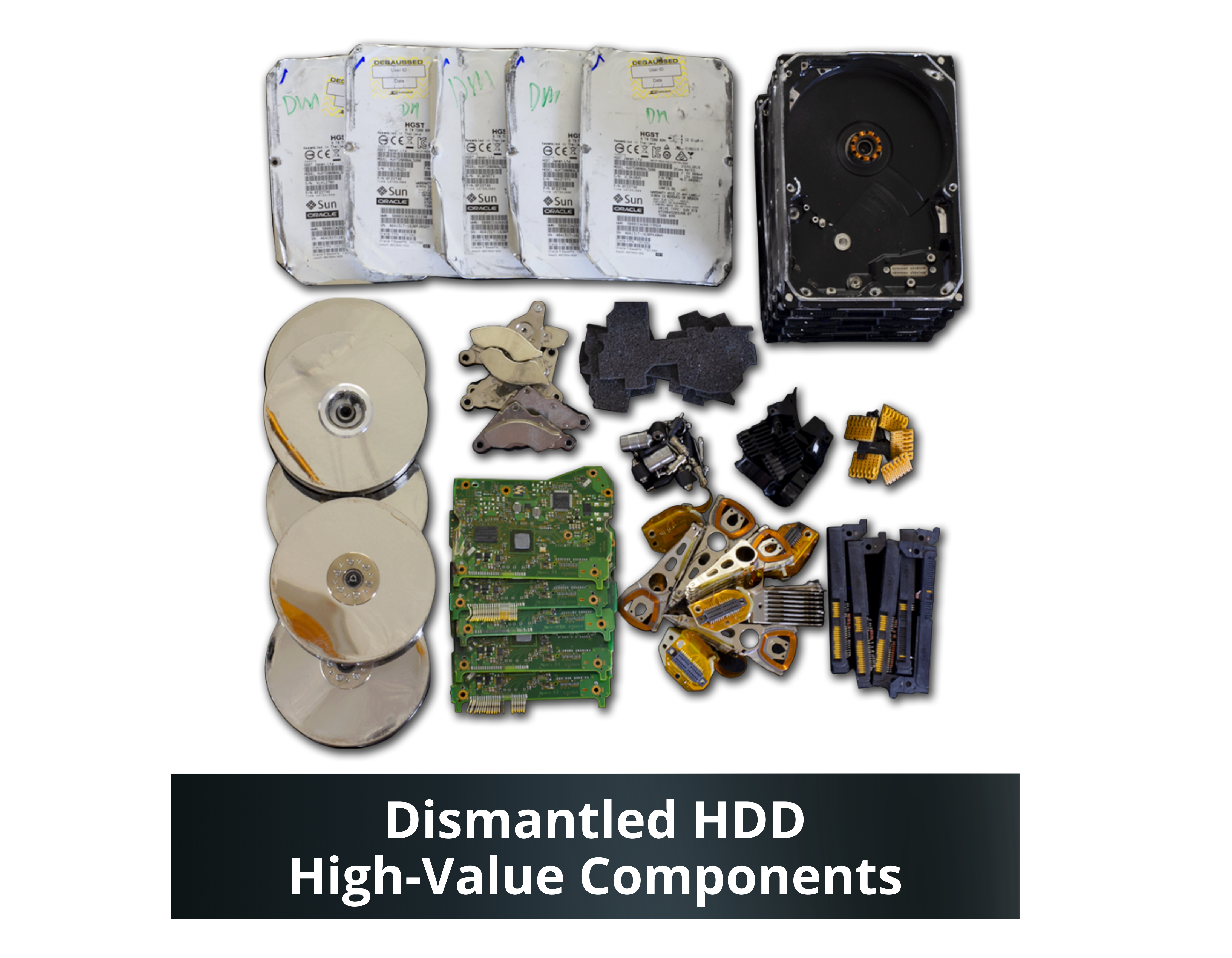 The DiskMantler Dismantled Components